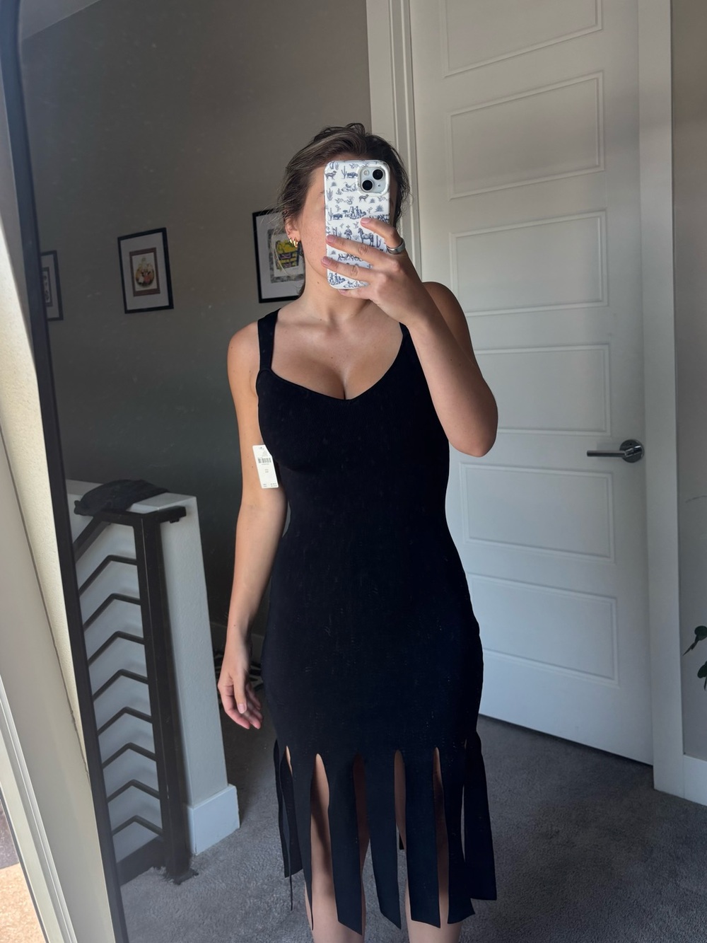 NWT Anthropologie Car Wash Hem Slim Sweater Dress - Picture 7 of 8